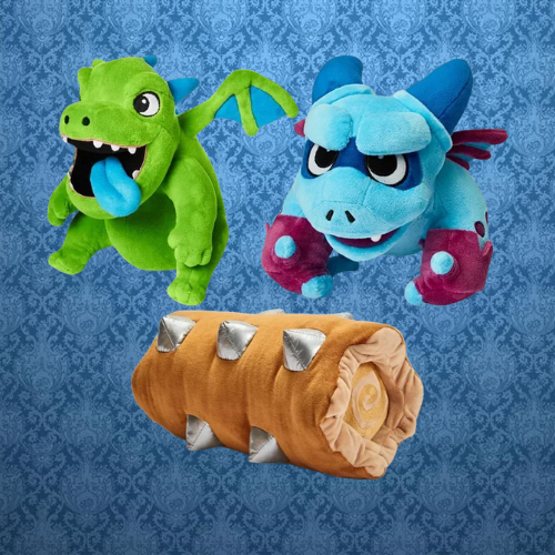 Battle Plush Collection – Dragon & Rolling Log